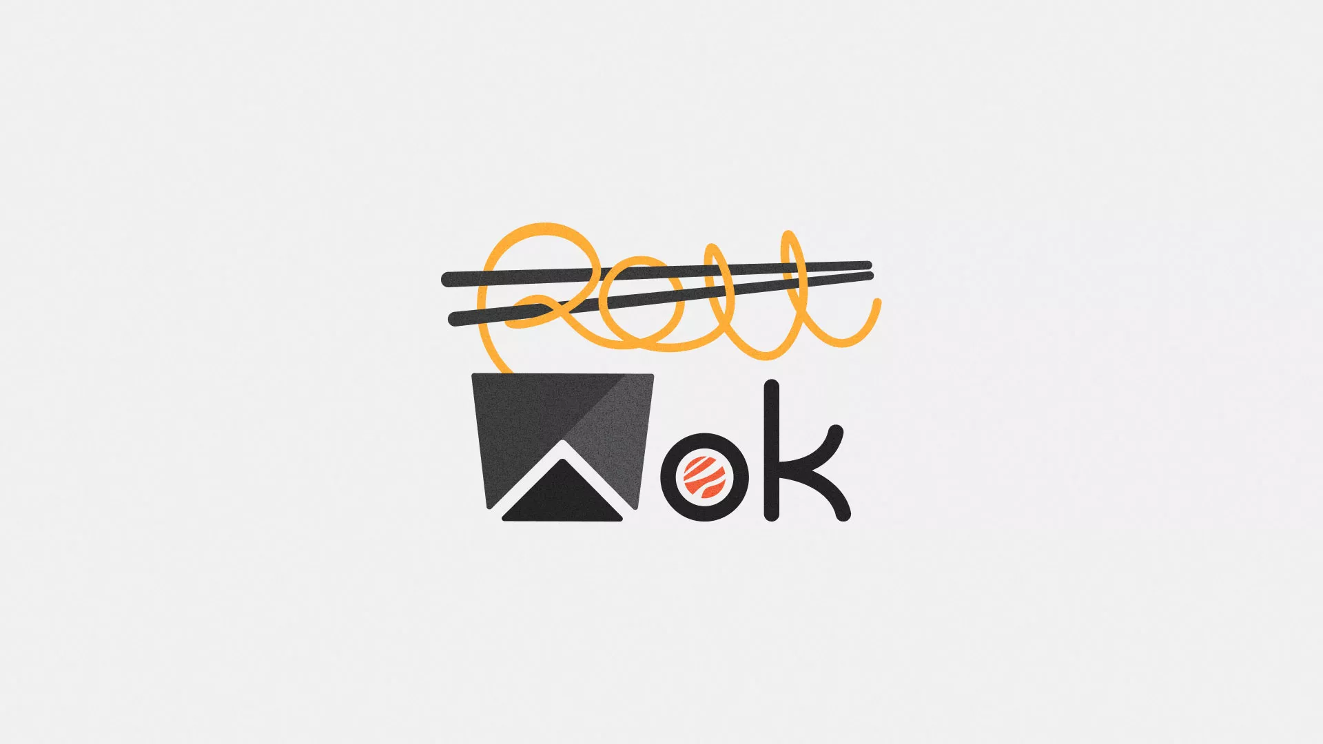 Разработка логотипа в Гусеве для суши-бара «Roll Wok Club»